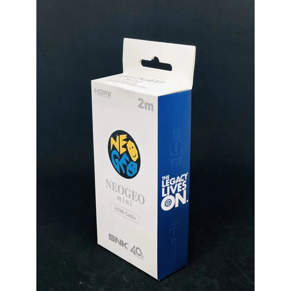 SNK NEOGEO Mini HDMI 2M HDMI Port/HDMI Mini Port PBV Cord Black